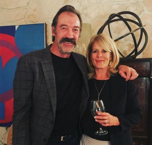 Shaun Johnston with his wife Sue Johnston